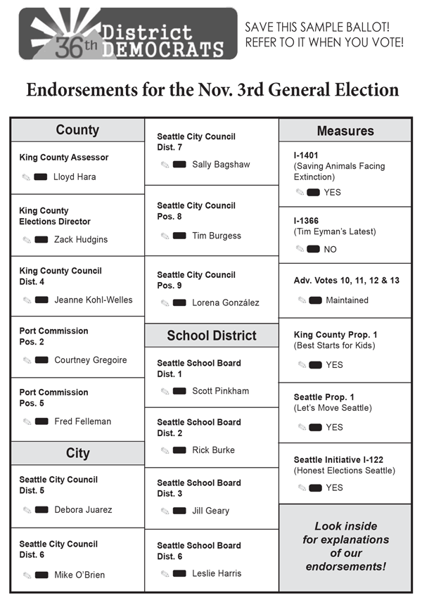 What is a voter sample ballot?