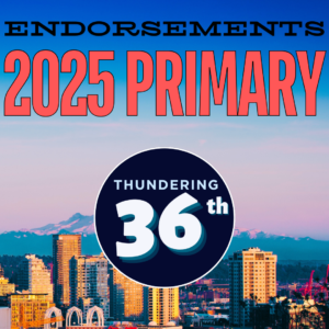 Endorsements 2025 Primary Thundering 36th