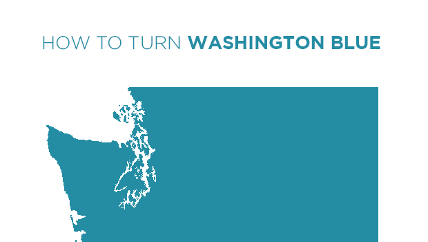 How to Turn Washington Blue