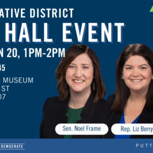 36th Legislative District Town Hall Event Saturday, Jan 20, 1pm-2pm Doors Open at 12:45pm National Nordic Museum 2655 NW Market St, Seattle, WA 98107 Sen Noel Frame, Rep Liz Berry, Rep Julia Reed